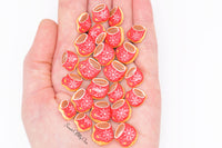 Thumbnail for Christmas Red Themed Hot Drink Biscuit (small) - Necklace/Charm