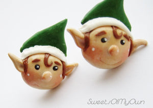 Christmas Elf - Stud Earrings - SweetsOfMyOwn