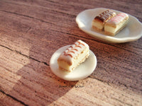 Thumbnail for Miniature Custard Slice - Iced Custard Slices in Miniature - Bakery Item for Doll House 1:12 Scale - SweetsOfMyOwn