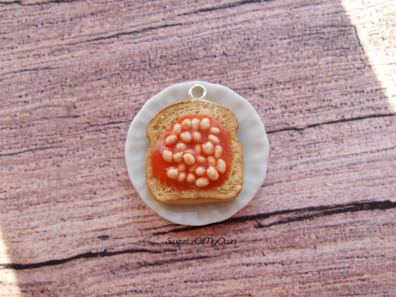 Beans on Toast Charm - Necklace/Charm/Keychain - MTO