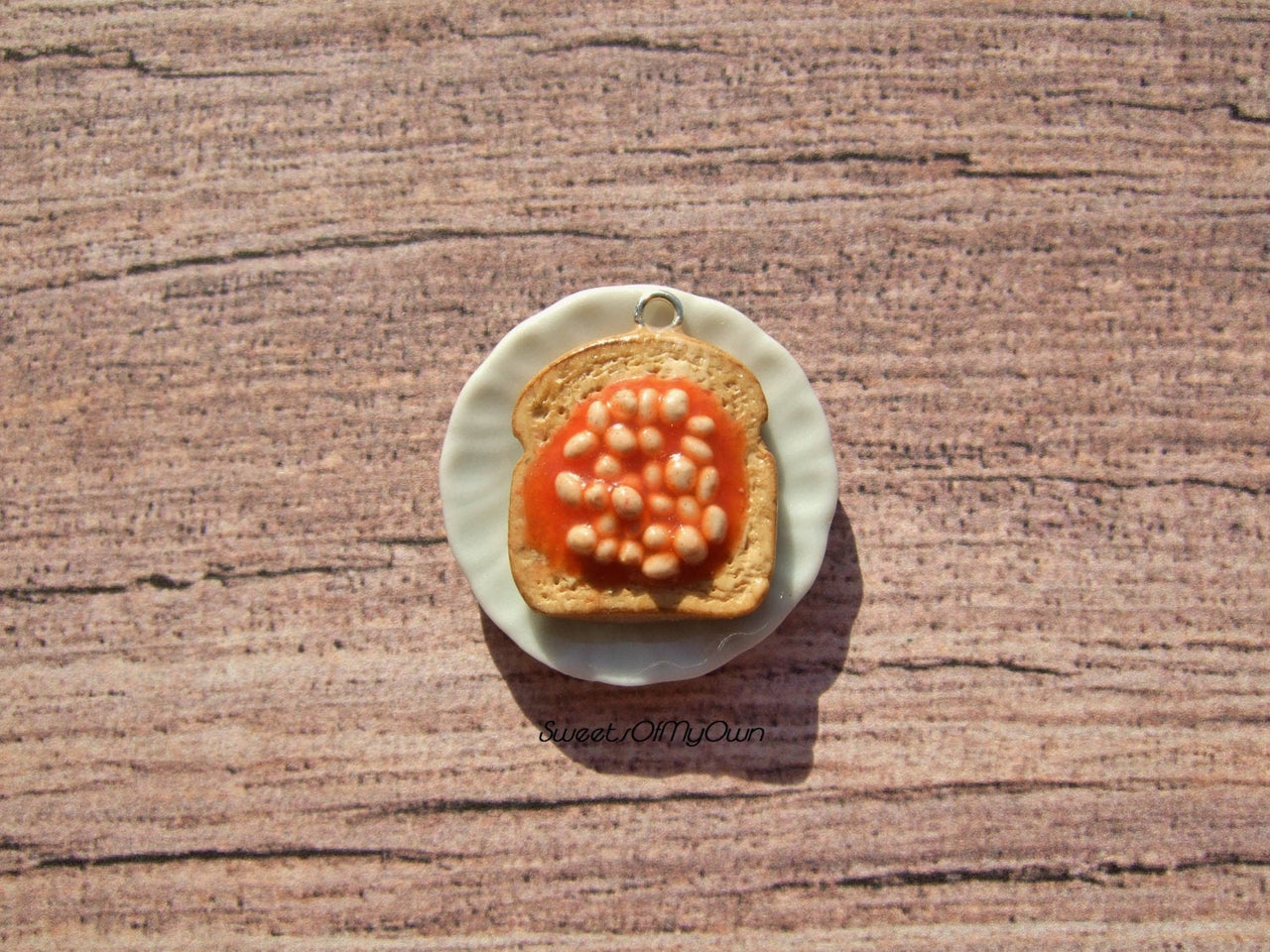 Beans on Toast Charm - Necklace/Charm/Keychain - MTO