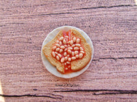 Thumbnail for MTO - Miniature Beans on Toast - Doll House 1:12 Scale - SweetsOfMyOwn