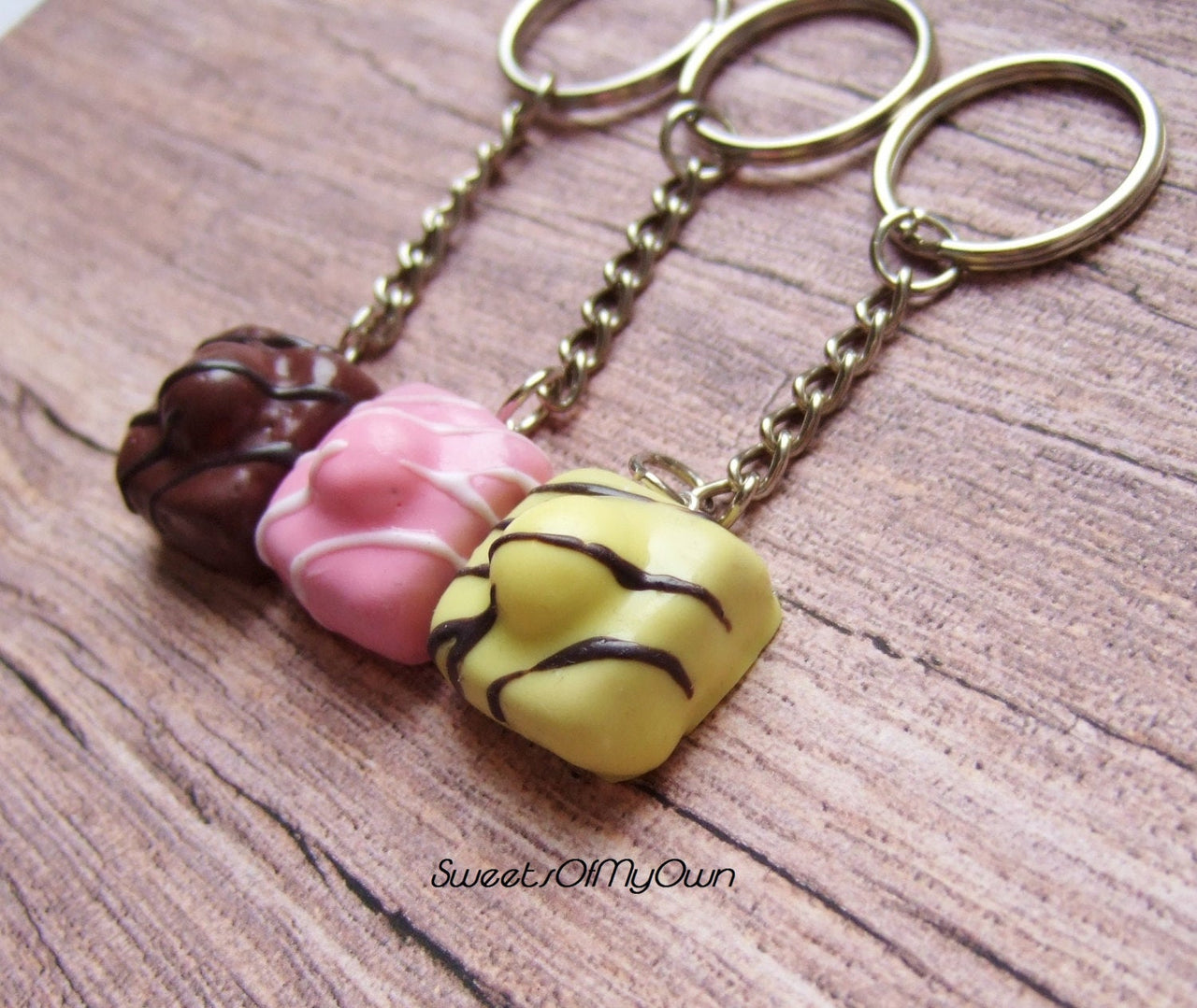 French Fancies Cake - Necklace/Charm/Keychain - MTO