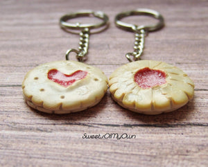Jam Biscuit Cookie Jammy Dodger Charm - SweetsOfMyOwn
