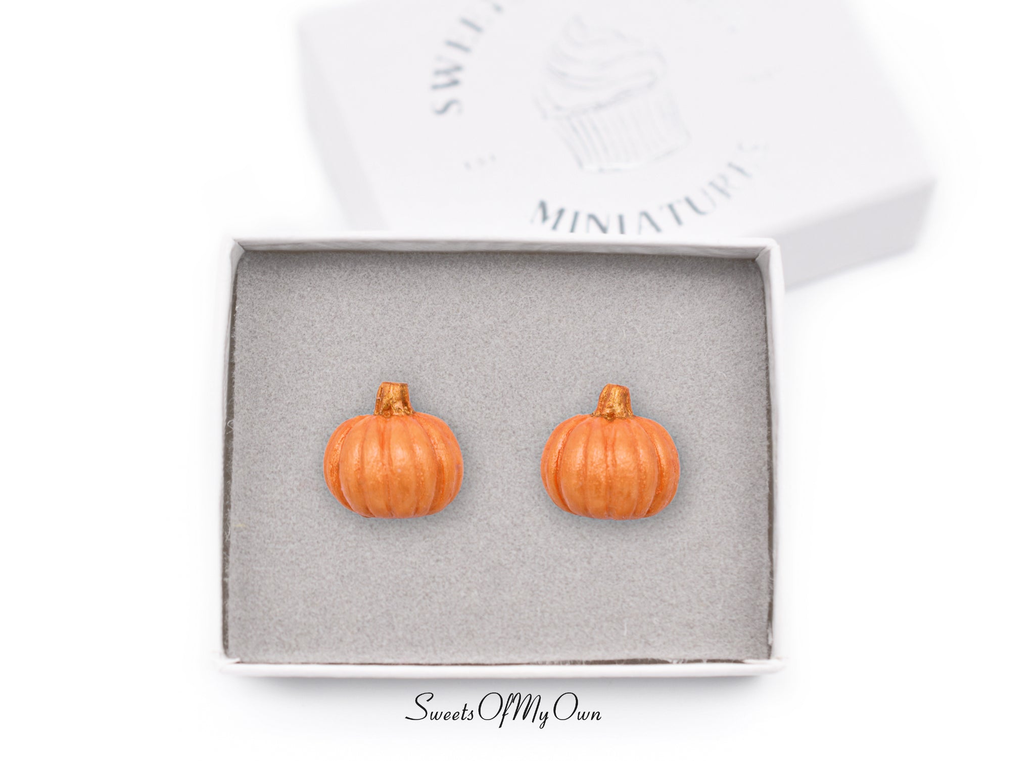 Pumpkin on sale stud earrings