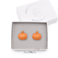 Thumbnail for Sparkle Pumpkin Stud Earrings - Choose Your Style