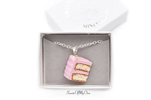 Pink Cake Slice Charm - MTO